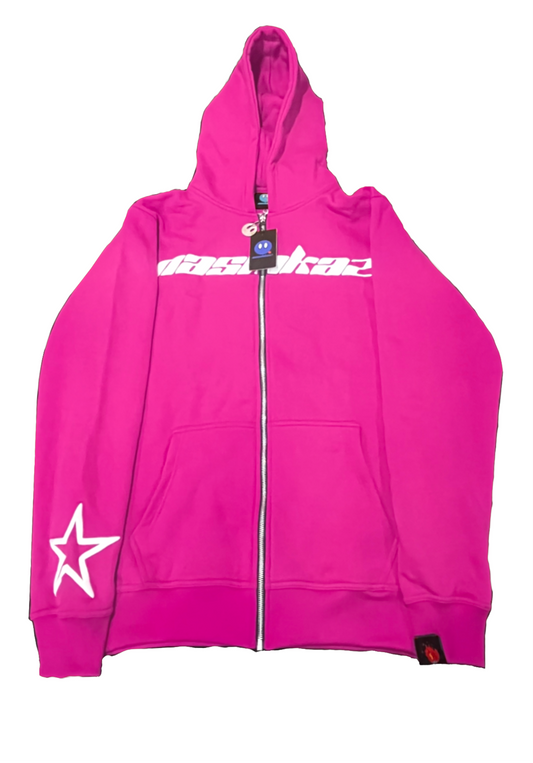 Pink Nashkaz StarZip Hoodie