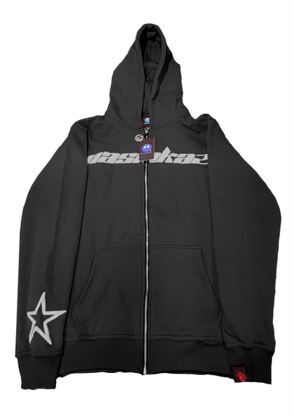 Black Nashkaz StarZip Hoodie